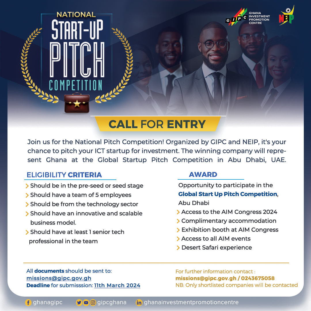 National Start-up Pitch Competition